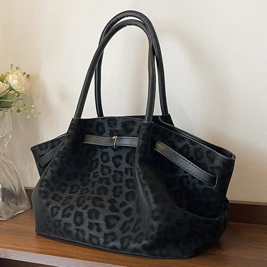 Mala de Luxo Leopardo - Camurça Lumiar