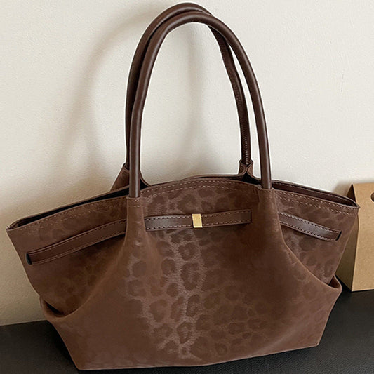 Mala de Luxo Leopardo - Camurça Lumiar