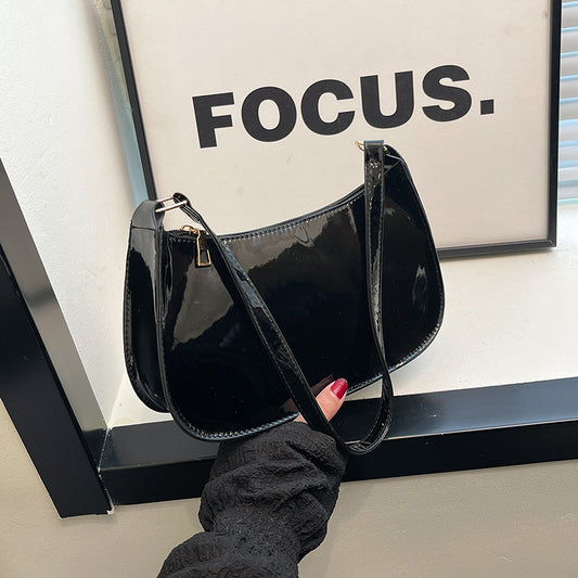 Mala de Ombro Minimalista Retro - Coleção Lumiar Versátil